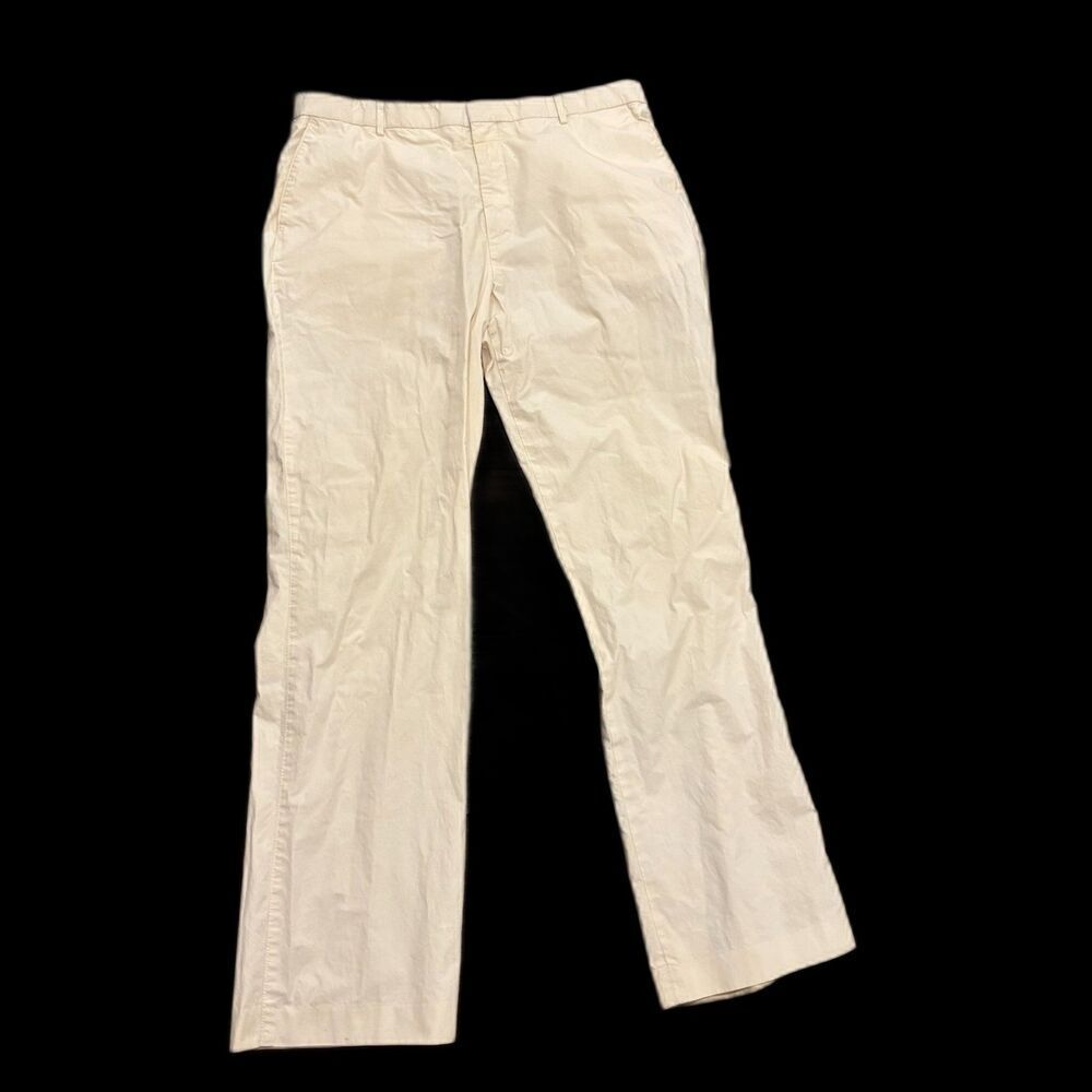J. Crew size 36x34 Neutral 100% Cotton Beige Neutral Preppy Summer Beachy Pants